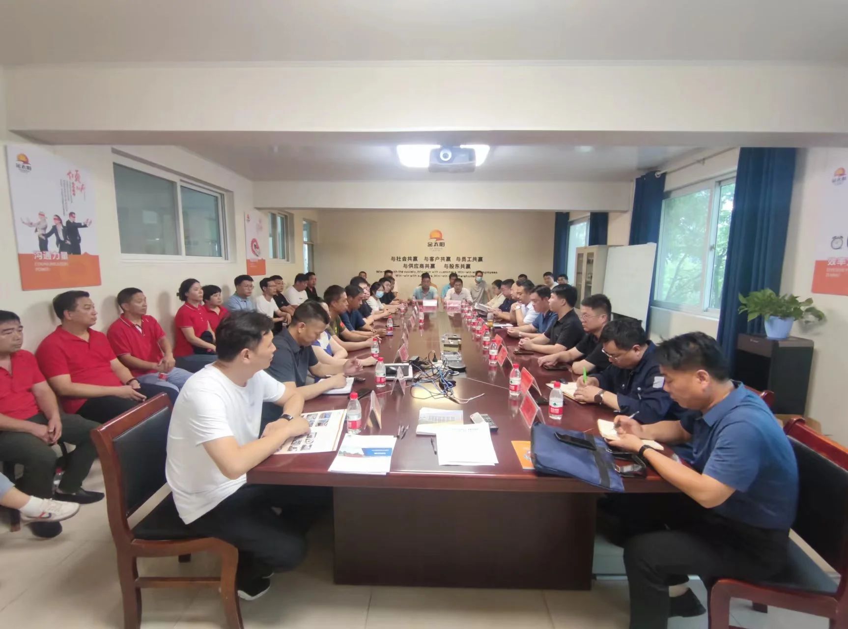 延津縣2023年工貿(mào)企業(yè)防汛應(yīng)急演練在我司舉行！